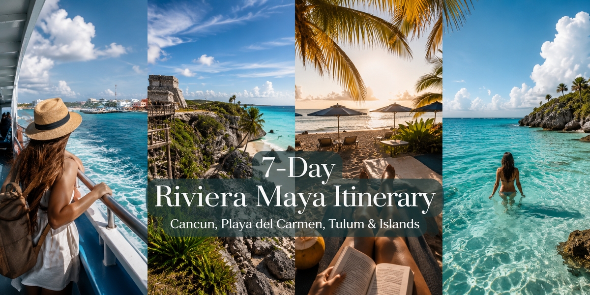 7-Day Riviera Maya Itinerary: Cancun, Playa, Tulum and Islands