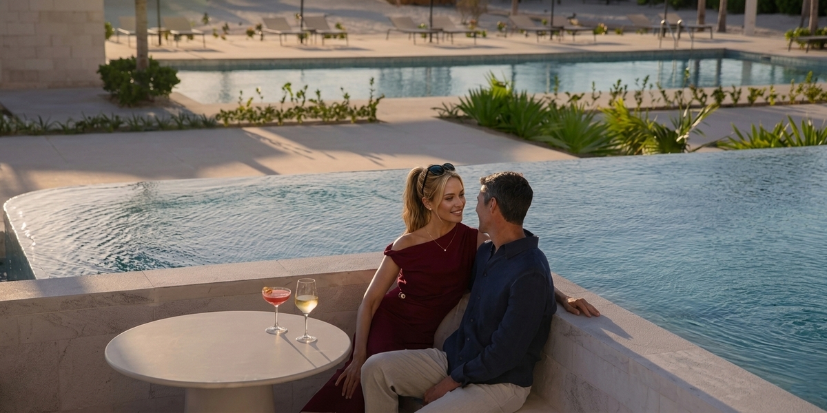 Costa Mujeres adults-only resort visual for TRS Coral comparison