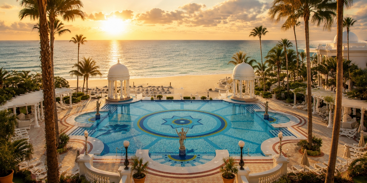 Cancun beach zone visual used for comparing all-inclusive resort cards