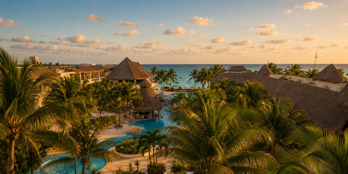 The Reef Coco Beach all-inclusive resort visual for budget town-access comparison