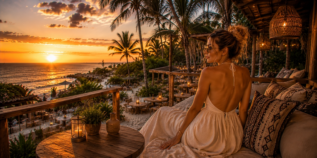 Bohemian Tulum honeymoon hotel visual for Nomade Tulum comparison