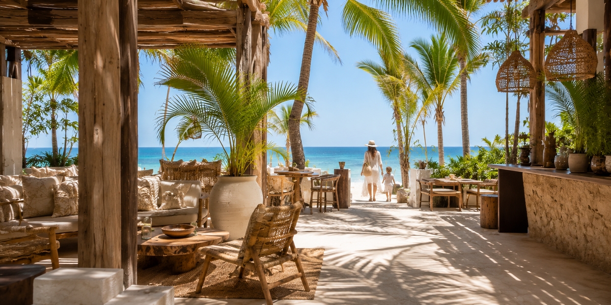 Візуал La Zebra Tulum для family-friendly beachfront stay