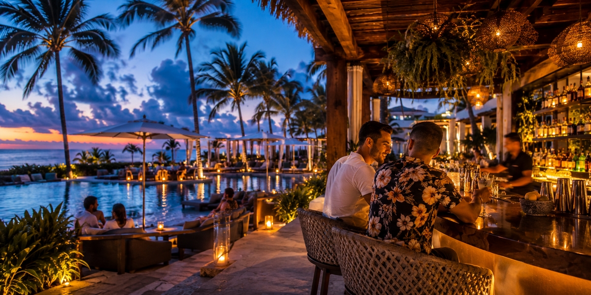 Central adults-only Playa del Carmen hotel visual for The Reef 28 comparison