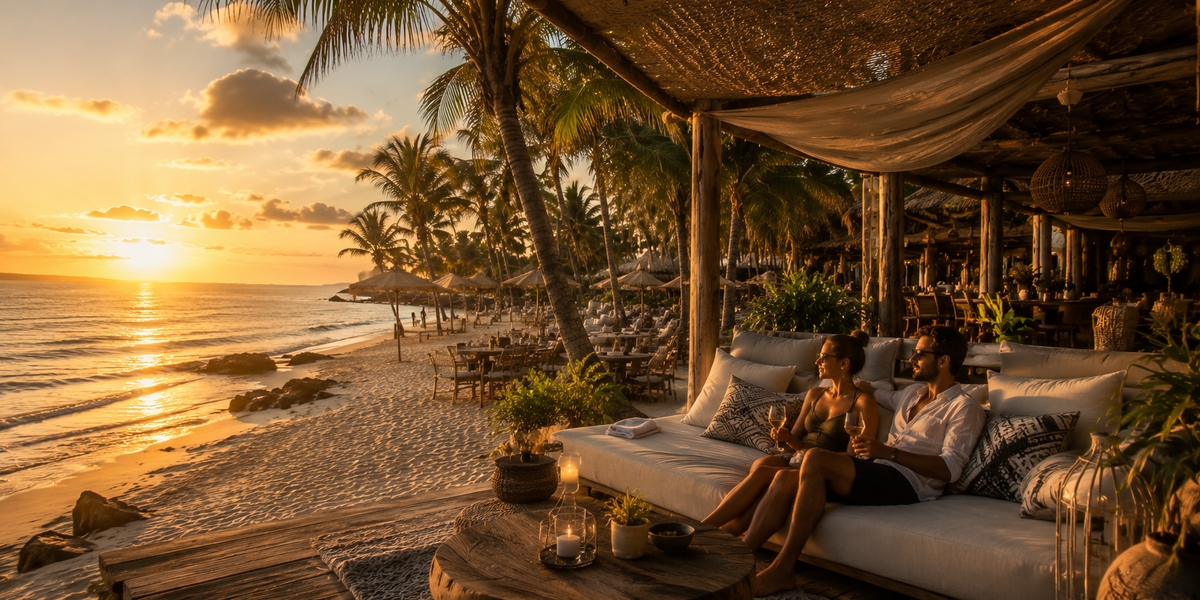 Beachfront boutique Tulum hotel visual for Be Tulum comparison