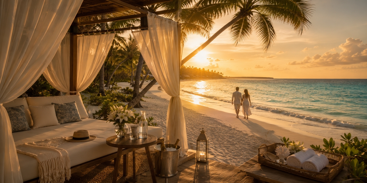 Пляж Belmond Maroma з м'яким піском і спокійною водою, визнаний одним із найкращих на Рив'єра-Майя