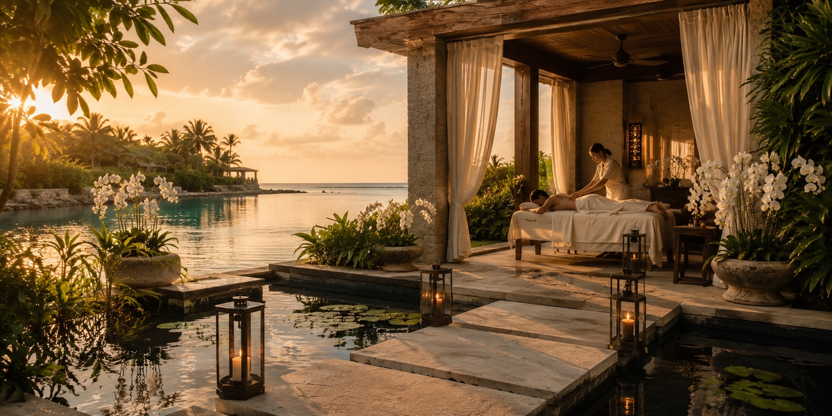 Приватна лагуна і півострів Nizuc Resort and Spa неподалік від аеропорту Канкуна для розкішного оздоровчого відпочинку
