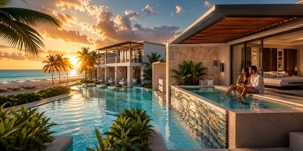 Best Swim-Up Suites and Private Pool Resorts in Cancun and Riviera Maya