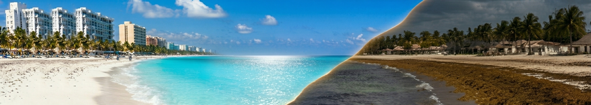 Пляжі Канкуна і Рив'єри Майя в різні сезони