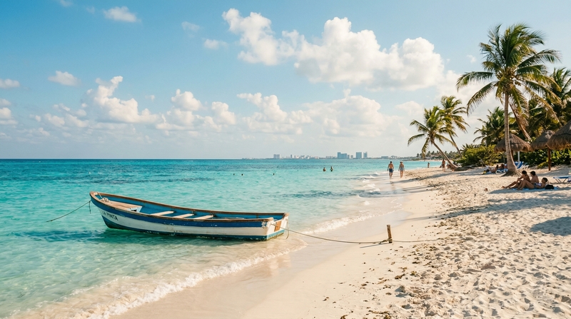 Isla Mujeres, a beautiful island near Cancun