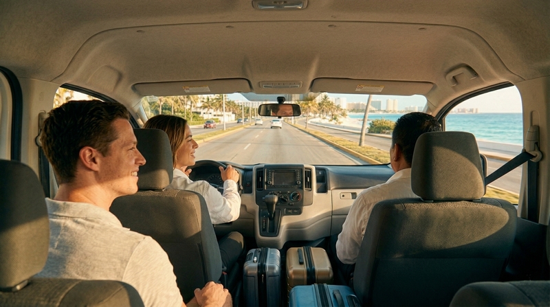 Cancun airport transfer to the Hotel Zone