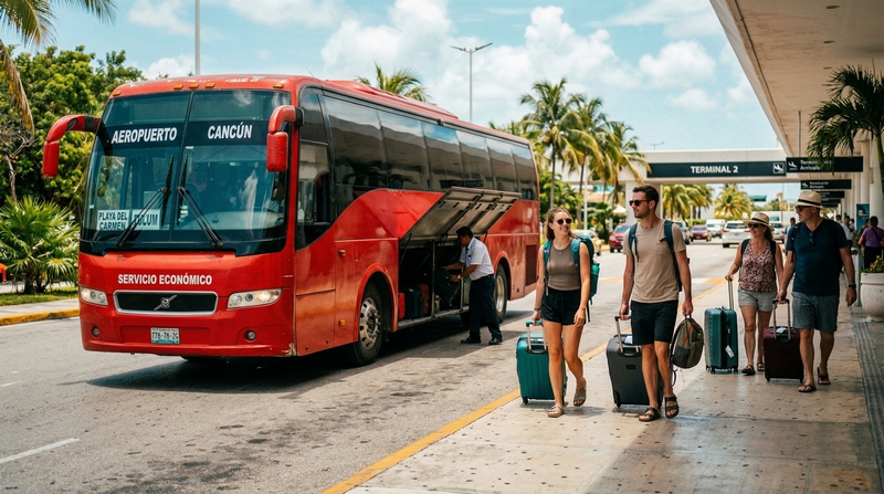 ADO bus from Cancun Airport