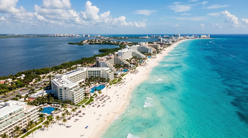 Cancun Hotel Zone beachfront hotels
