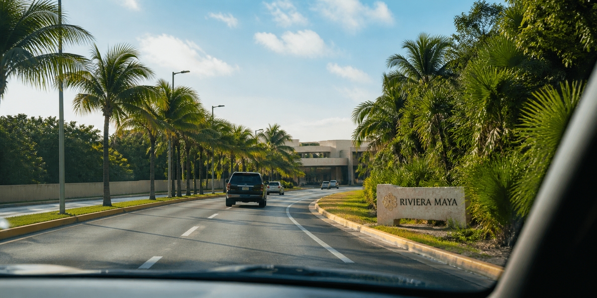 Контекст трансферу з аеропорту Cancun для вибору курортної зони
