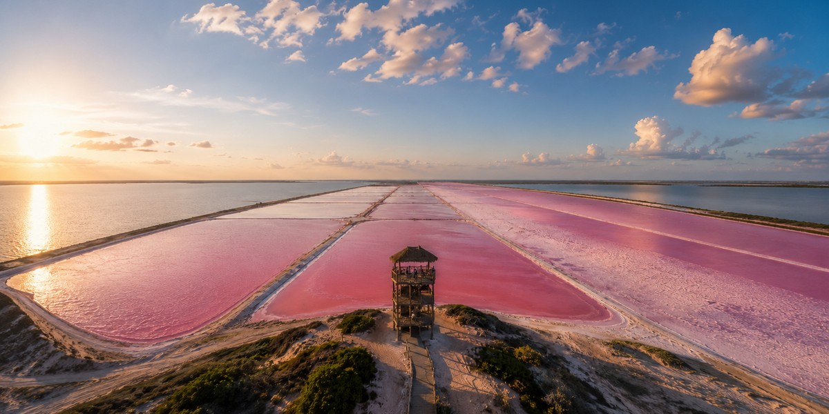 Розовое озеро Las Coloradas: стоит ли ехать на день из Канкуна?