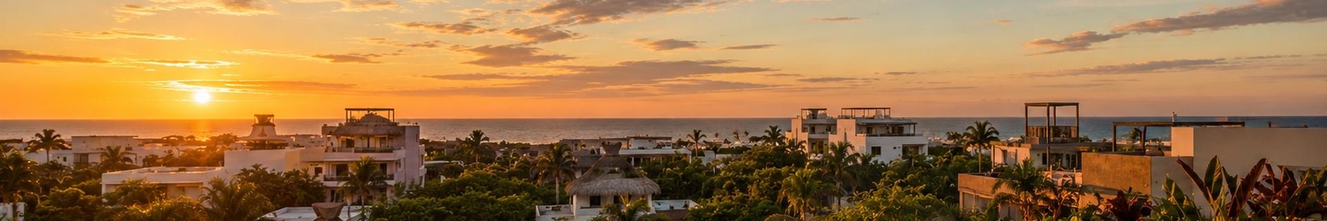 Wide Riviera Maya coastline used for comparing Cancun Playa del Carmen and Tulum budgets