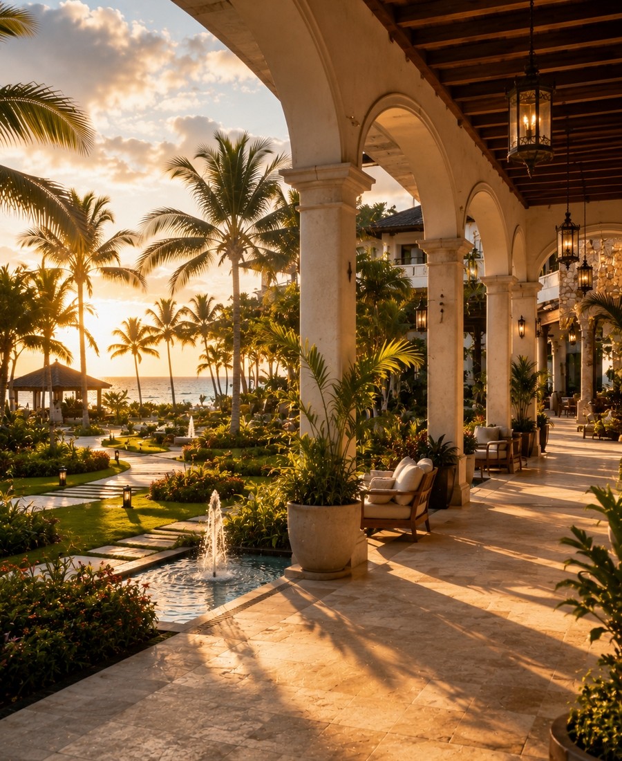 Luxury hotel room for a Dominican Republic beach trip